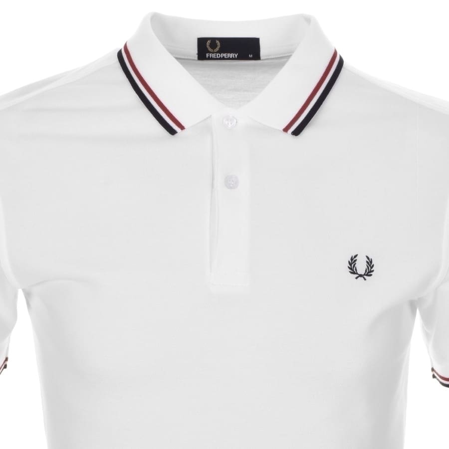 Alternative Image for ProductFred Perry Twin Tipped Polo T Shirt White2